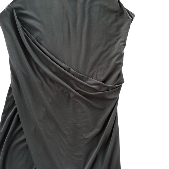 NWT RAMY BROOK Vickie Draped Sleeveless Cocktail Black Dress Size Small - Picture 6 of 9